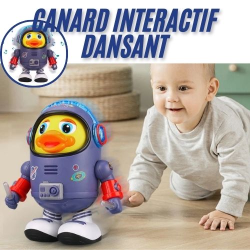 Canard interactif dansant pour bébé Paradis Rigolo