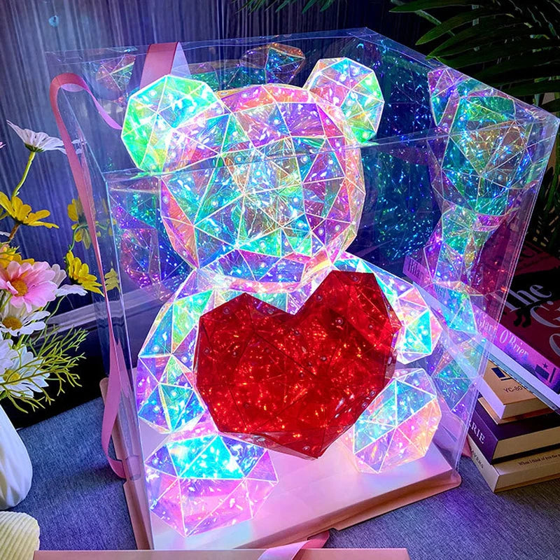 Lumière LED au beurre d'Ours en peluche pour filles Paradis Rigolo