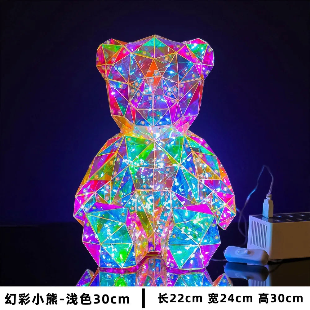 Lumière LED au beurre d'Ours en peluche pour filles Paradis Rigolo