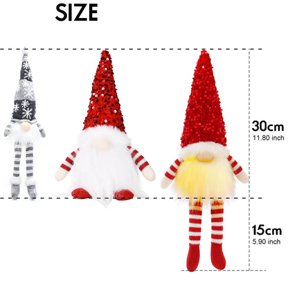 Veilleuse LED de Noël Gnome Sans Visage Paradis Rigolo