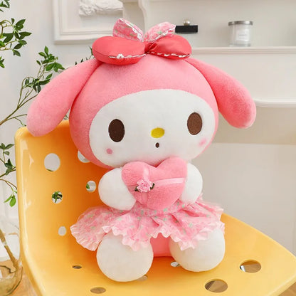 Poupée en Peluche Sanrio Kuromi Paradis Rigolo