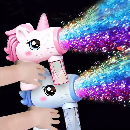 Pistolet à bulles en Licorne pour enfants Paradis Rigolo