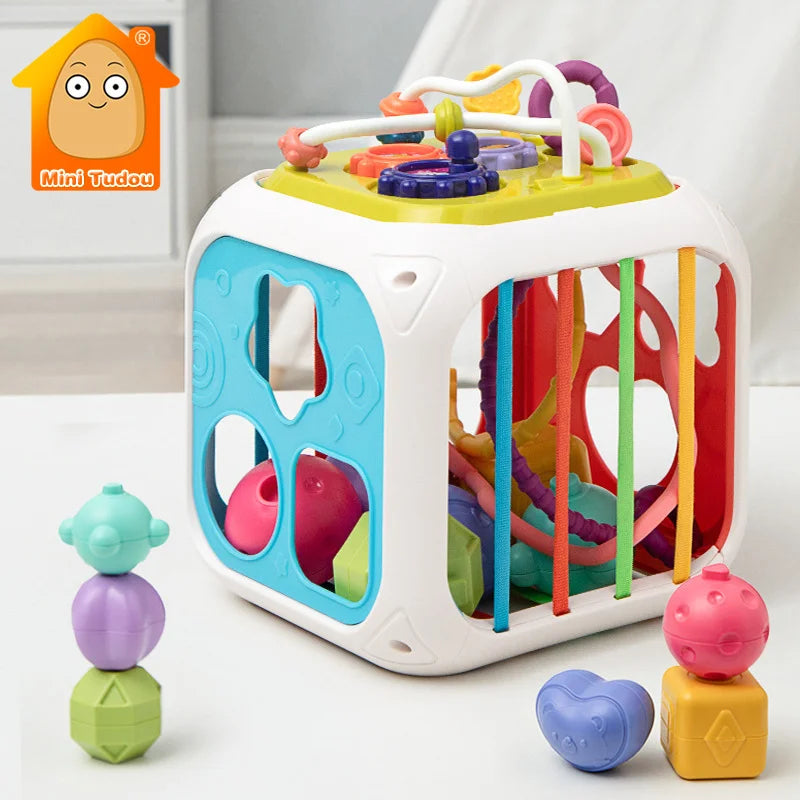 Cubes d'activités Montessori pour bébés a partir d'un an Paradis Rigolo