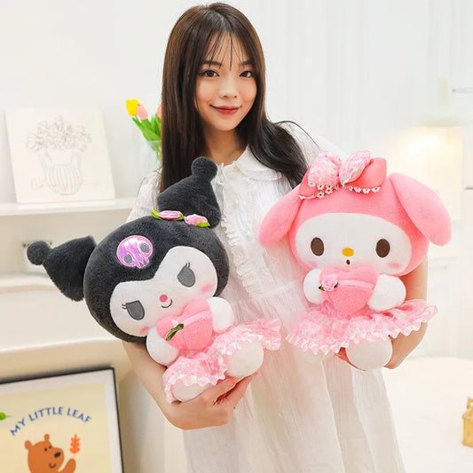 Poupée en Peluche Sanrio Kuromi Paradis Rigolo