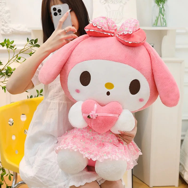 Poupée en Peluche Sanrio Kuromi Paradis Rigolo