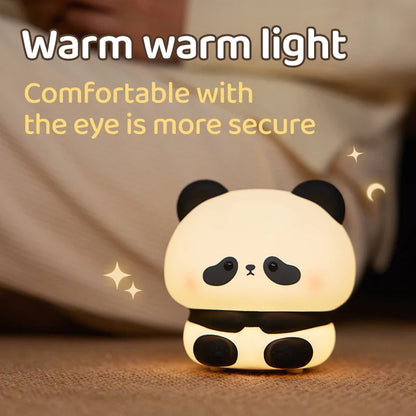 Veilleuse en silicone Panda Led Paradis Rigolo