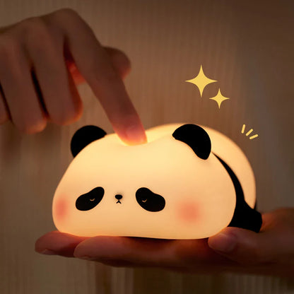 Veilleuse en silicone Panda Led Paradis Rigolo