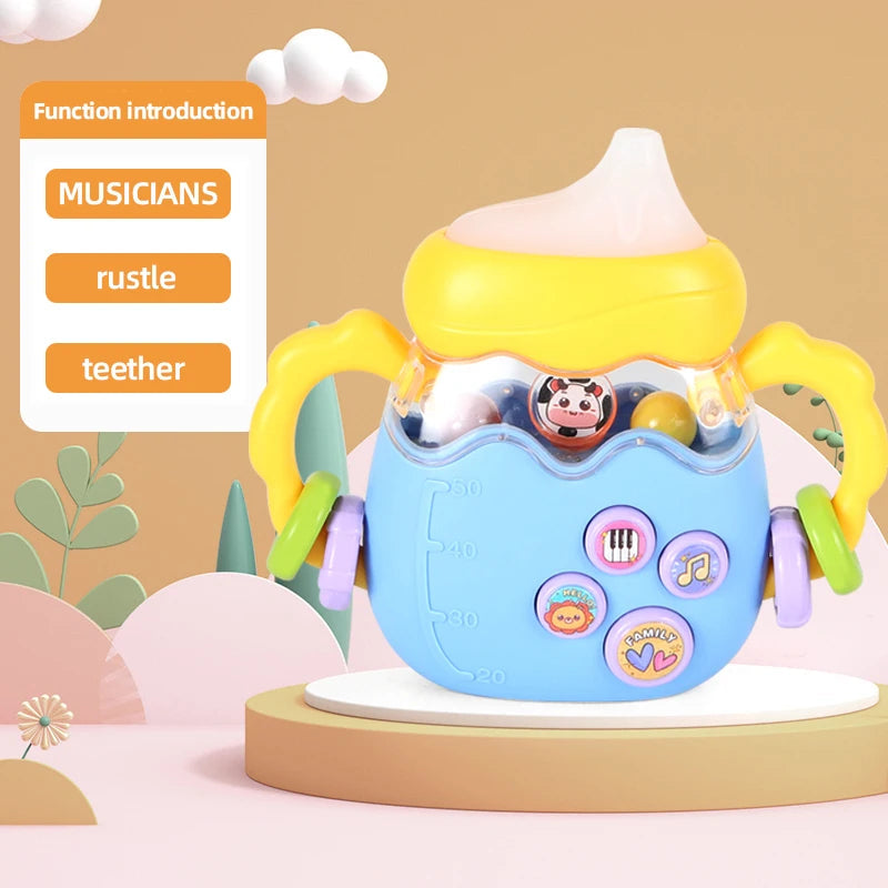 Hochet de Biberon musical pour bébés Paradis Rigolo