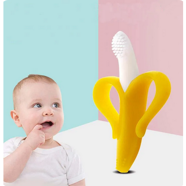 Brosse à dent en silicone pour bébés Paradis Rigolo