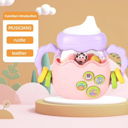 Hochet de Biberon musical pour bébés Paradis Rigolo